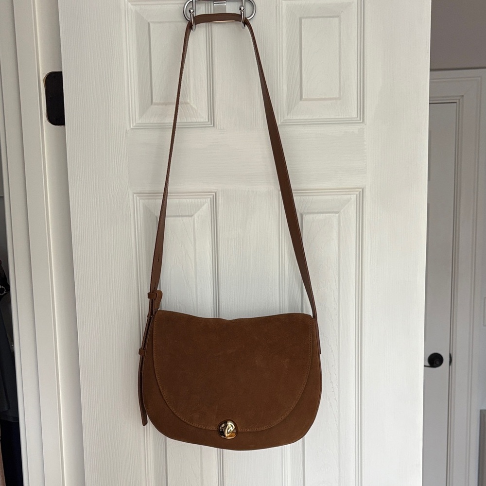 Madewell Brown Suede Shoulder Bag